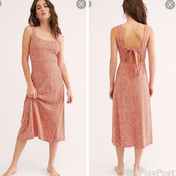 Free People Dresses & Skirts - NWT Free People Lorelai Daisy Print Tie Back Dress